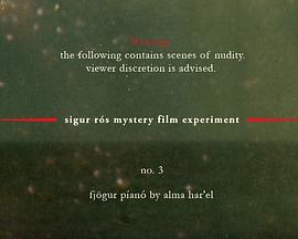 神秘影片试验计划#3 四台钢琴 The Valtari Mystery Film Experiment Film #3: Fjögur Píanó(2012)