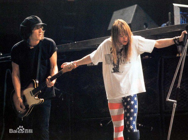 Axl Rose and Izzy Stradlin